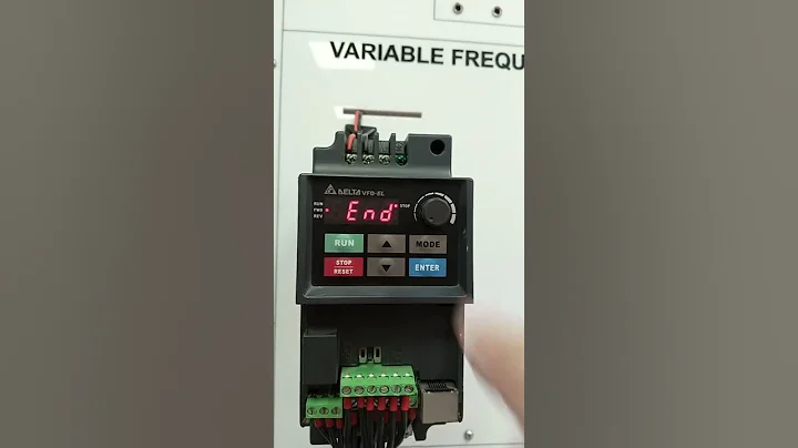 Delta VFD invertor Parameters Adjustment, Rest VFD(3)