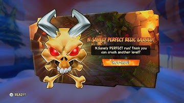 Crash Bandicoot 4 (PS5) - Building Bridges N.Sanely Perfect Relic Run - All Boxes No Deaths