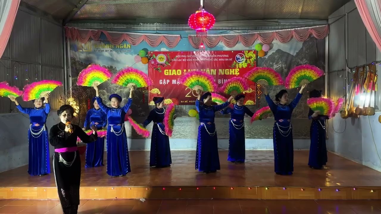 Hát múa “Ba Bể mời gọi”_Câu lạc bộ Sắc màu Ba Bể, xã Ba Bể, tỉnh Thái Nguyên