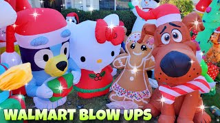 More Christmas Inflatables for Blow Ups Display by Walmart Hello Kitty Scooby