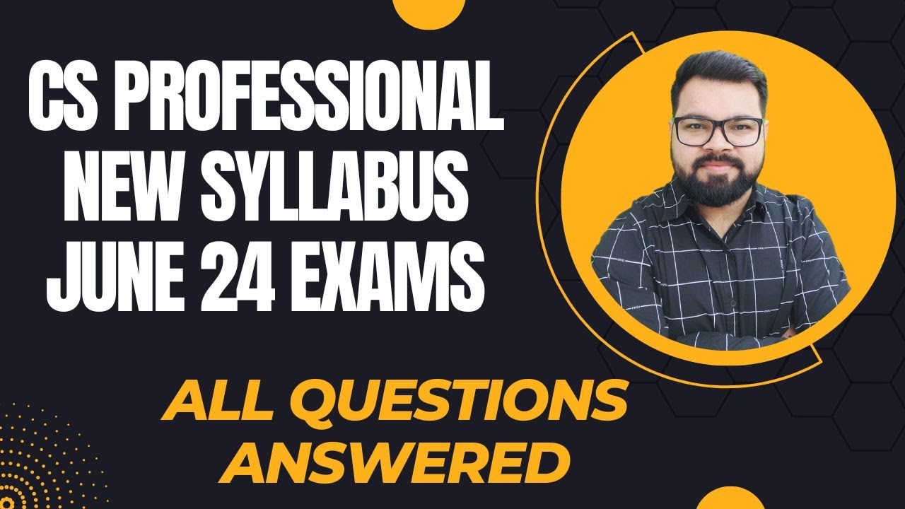 What after passing CS Executive June 23?? Guidance for CS Professional ...