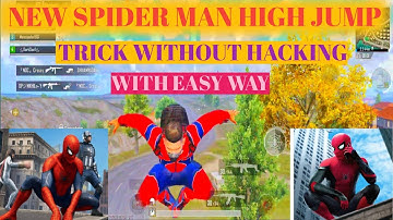 NEW SPIDER MAN 🕷 SUPER LONG JUMP TIPS AND TRICK WITH WEB SHOOTER IN -PUBG -BGMI