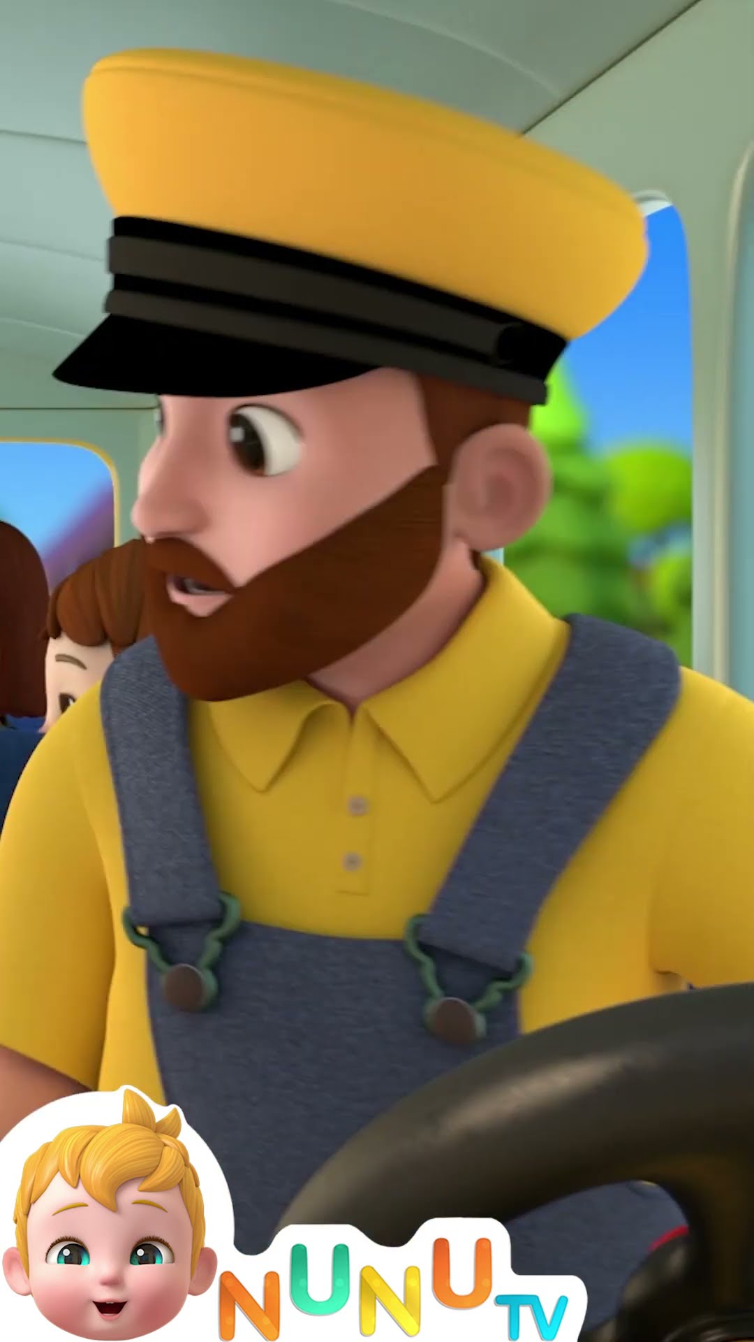 Baby on The bus Goes Wah Wah Wah | Nursery Rhymes \u0026 Toddler Songs | NuNu Tv