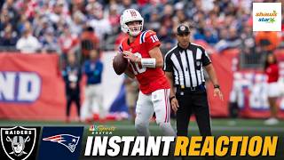 INSTANT REACTION: Drake Maye GOES OFF as Patriots DOMINATE Raiders in 45-17 statement win