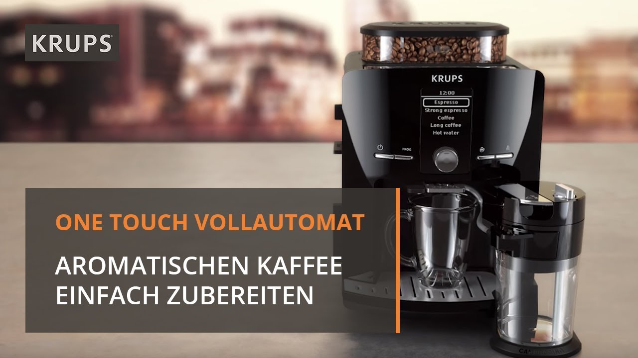 Welcher Kaffeevollautomat ist ideal für eine kleinere Küche? | Krups -  YouTube
