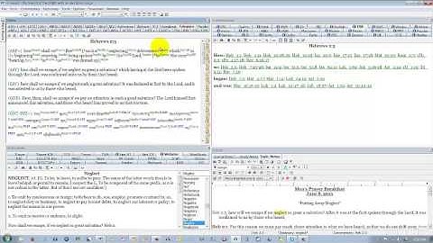 Part II (B) Live demo of eSword