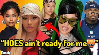 Cardib previews new song DISSED Latto, Stefon & Nicki Minaj🤬Tyla slapped Kai camera man! More🫖😭