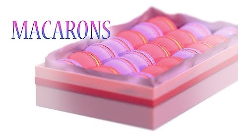 Macarons - Blender 2.8