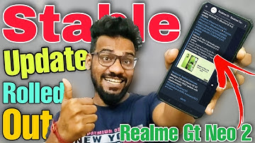 Finally Stable Update Of Realme Ui4.0 Android 13 Rolling Out For Realme GT Neo2💥Under 1GB Size✨