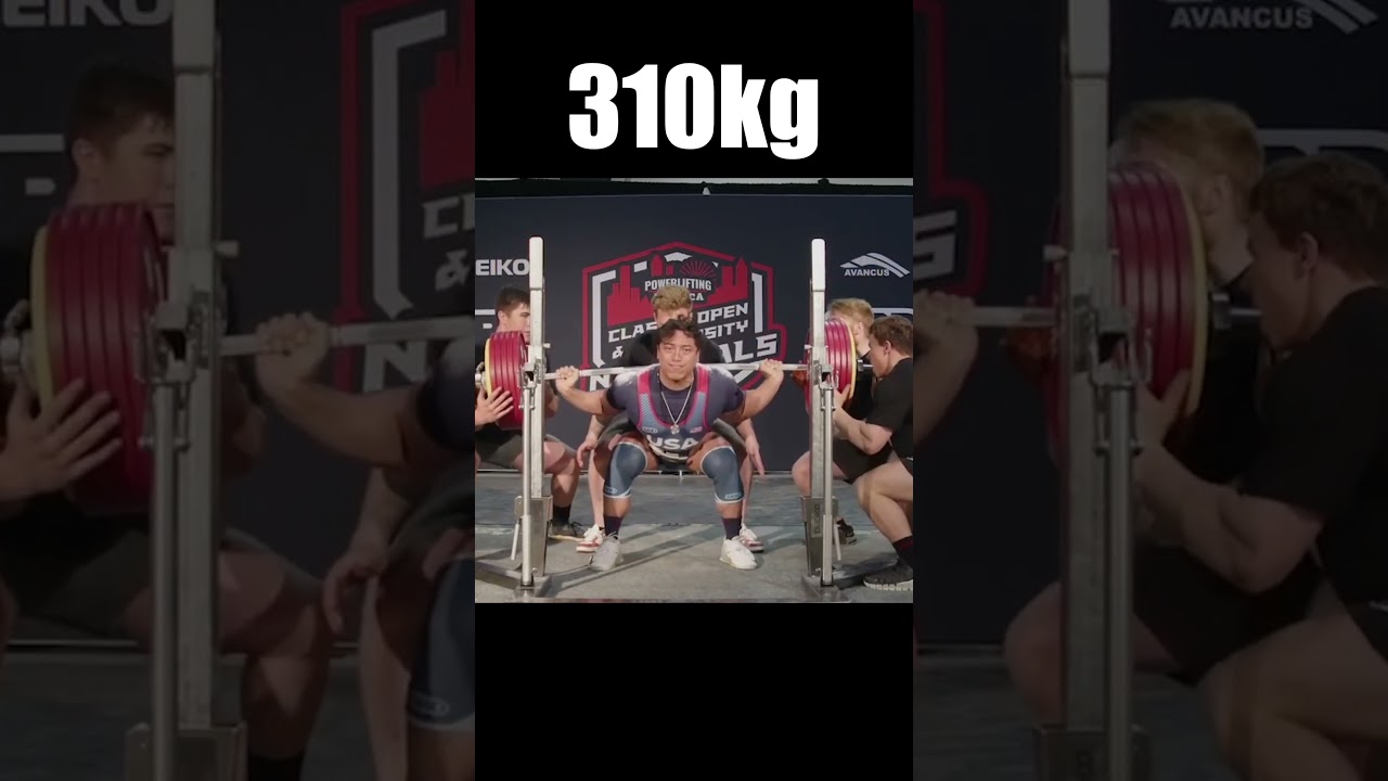 310kg Squat PR by Jonathan Cayco
