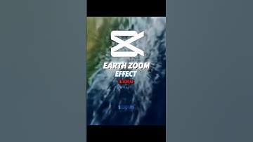 CAPCUT | Earth zoom effect tutorial 🌍🚀 | #shorts #tutorial