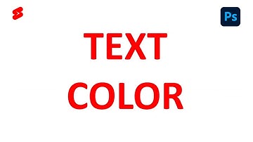 How to Change Text Color in Photoshop