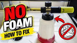 Snow Foam Cannon NOT Producing Foam HOW TO FIX