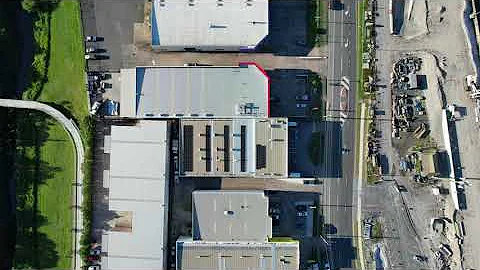 Commercial solar drone footage