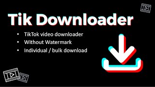 Tik Downloader | Download TikTok videos without watermark in bulk  (Chrome extension) screenshot 4