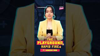 Manisha Rani Ka Rapid Fire Round Playground Season 3 