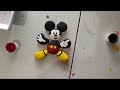 Como pintar un Mickey Mouse fácil con piedras