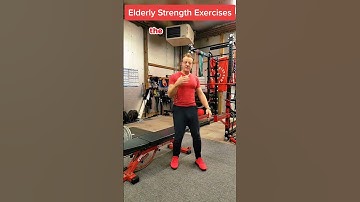 Top 3 strength exercise for the elderly! Strength training for elderly and geriatric population! #el