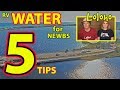 For Beginners: RV Water Basics & Bookdocking - 5 Tips!