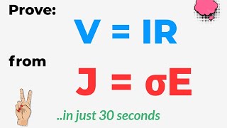 Prove Ohm's Law from J= σ E | Free Electron Theory | B.Tech (Phy) | B. Sc. 1st year Physics