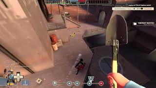 Tf2 - Trolldier killing pyro and soldier while odd sounds come from team