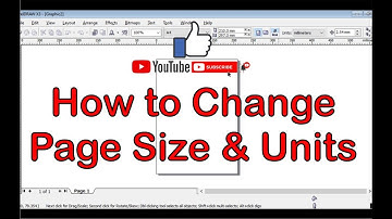 How to Change Page Size & Units In any CorelDRAW?