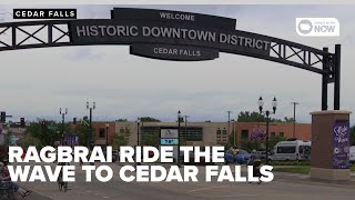 RAGBRAI rides the wave into Cedar Falls