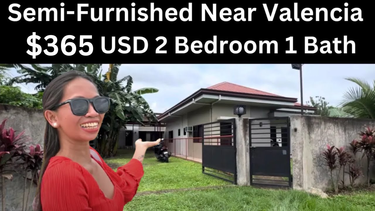 Valencia $365 USD 2 bedroom Apartment for Rent 20K PHP a Month