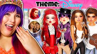 I Recreated NEW DISNEY MOVIE CHARACTERS in DRESS TO IMPRESS! 👑✨