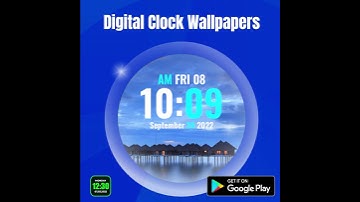 Digital Clock Wallpaper for widgets