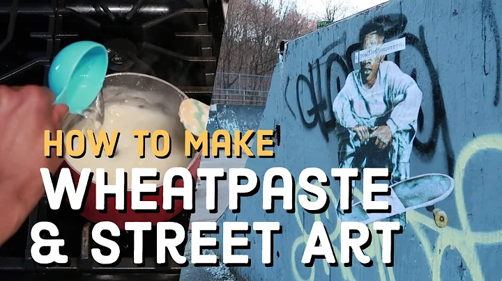 How To Make Wheat Paste & Street Art Posters 101. Quick & Easy Method. Step-by-Step Guide.