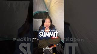 Packing Untuk Persiapan Summit Ke Gunung Gede #tassummit #summitattack #gununggede