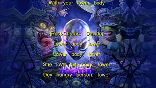 Lower body Chris Brown Ft Davido(Lyrics Video)