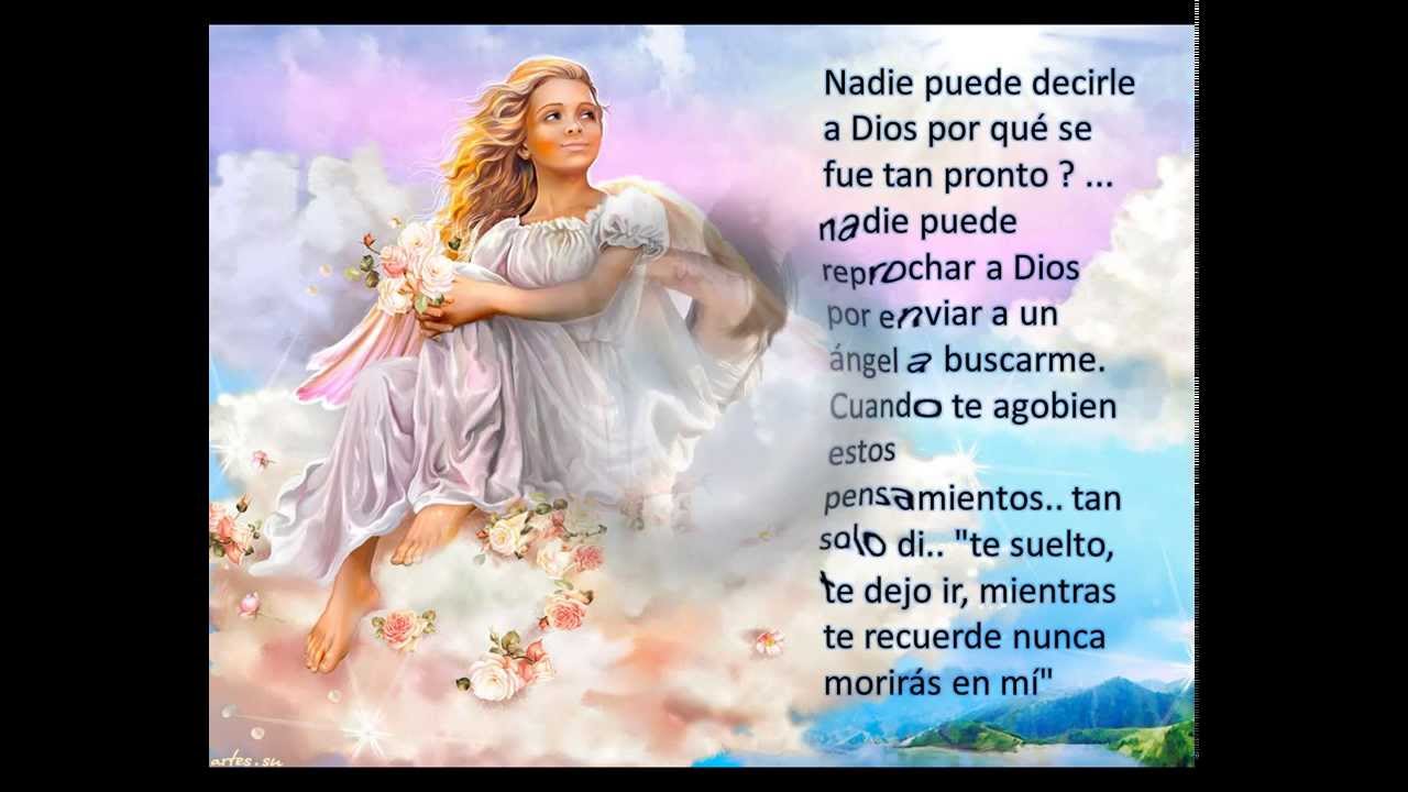 Carta de un ángel a sus seres queridos - YouTube