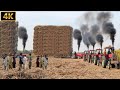 Unbelievable Power!🔥 Mf 385 Tractor pulling Extreme Heavy Load Challenge💪 | 4K Ultra HD | Falak 4K