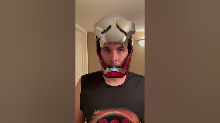 Iron Man MK 5 Motorized Helmet!!