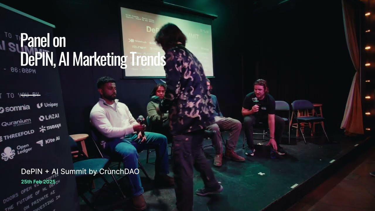 Allora Network, Nuffle Labs, OEM, DIMO: Panel on DePIN, AI Marketing Trends With Crunch