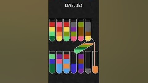 Water Sort Puzzle Level 353 Walkthrough Solution Android/iOS 💦