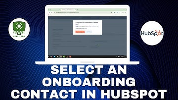 How to Select an Onboarding Contact in HubSpot - Full Guide (2025)