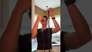 In case your dad didn’t teach you how to install light fixture!!