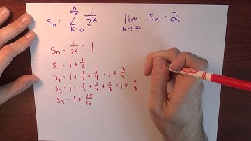 Why does sum (1/2)^k = 2? - Week 2 - Lecture 2 - Sequences and Series