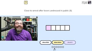 Minute Cryptic March 9th, 2025 #wordgames #crypticcrossword #crossword