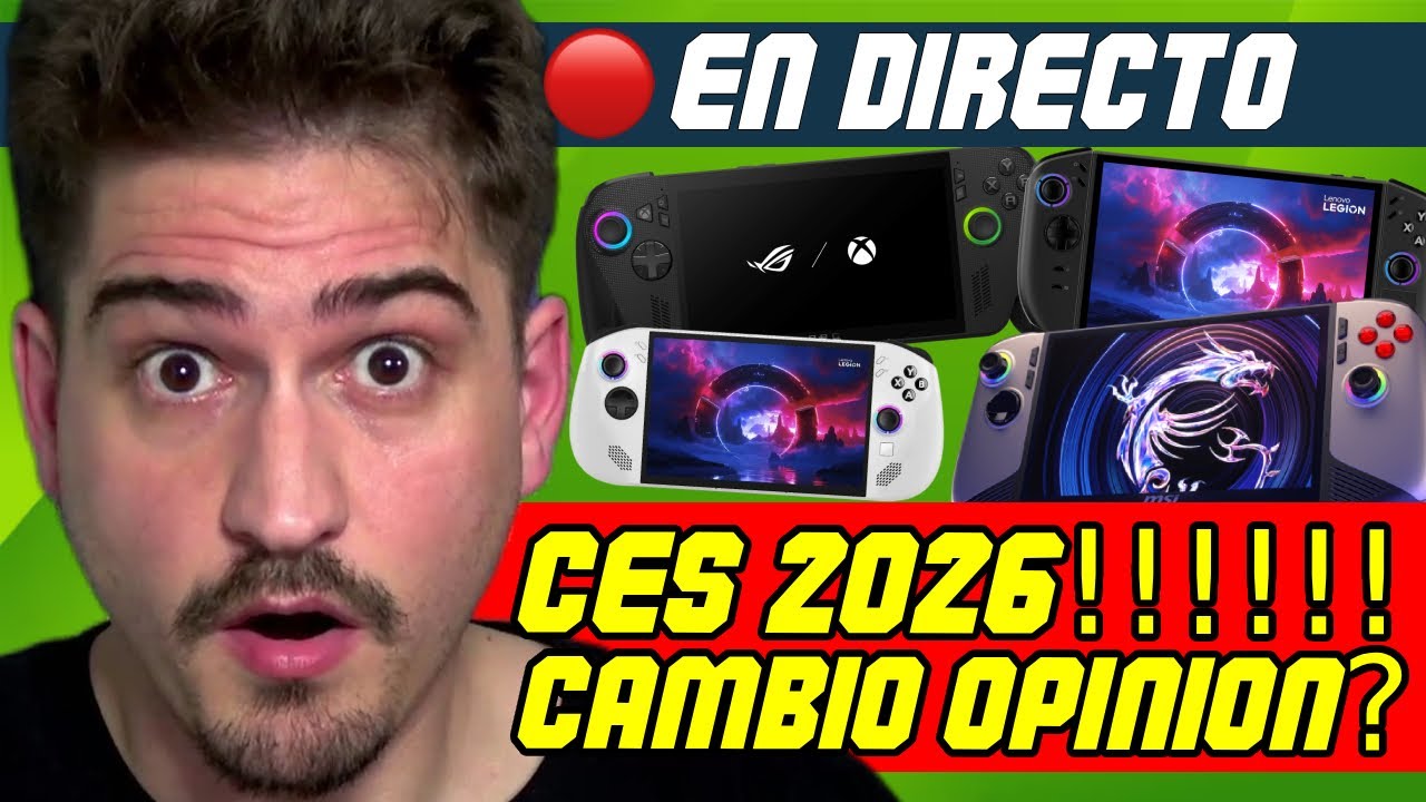 Cambio de OPINIÓN sobre HANDHELD PC | Epic Games PICADA con Steam | CES 2026 ¿NUEVAS HANDHELD PC?...
