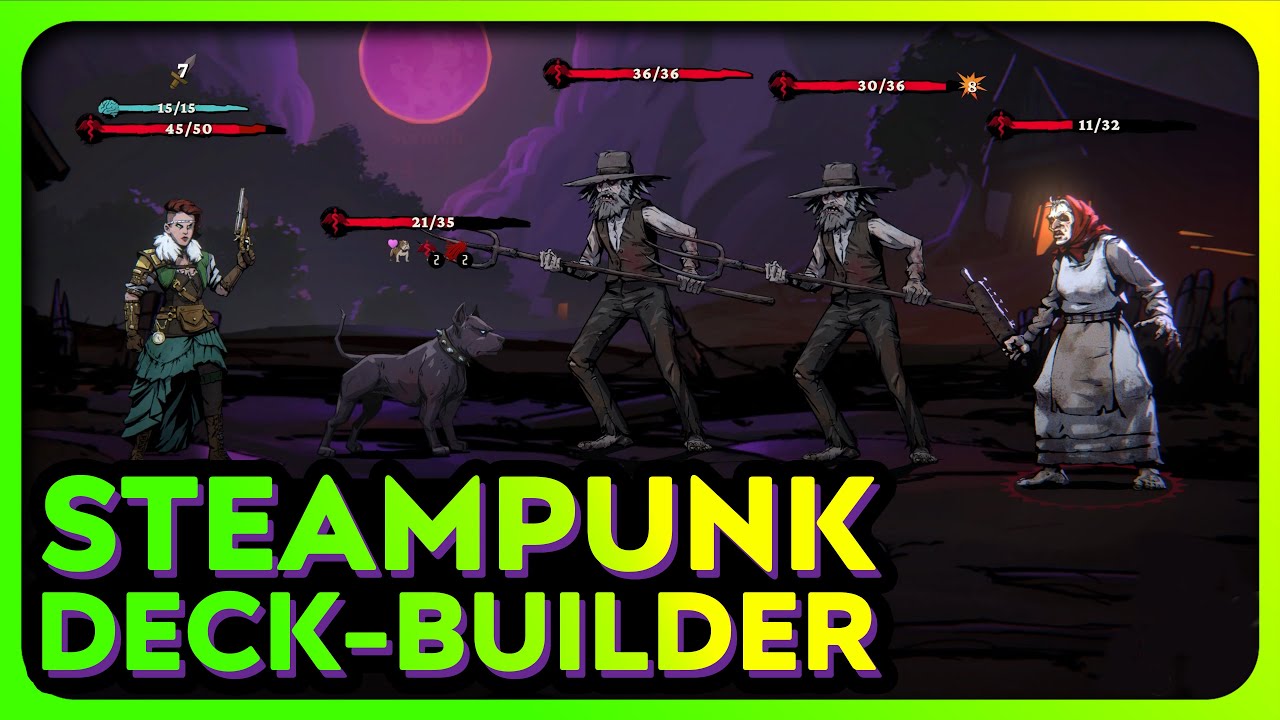 Stylish Mix of Darkest Dungeon and Slay the Spire | Hunter's Moon: A Sovereign Syndicate Adventure