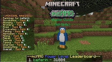 MCMMO Grinding & Level up Master Guide - [ALL SKILLS]