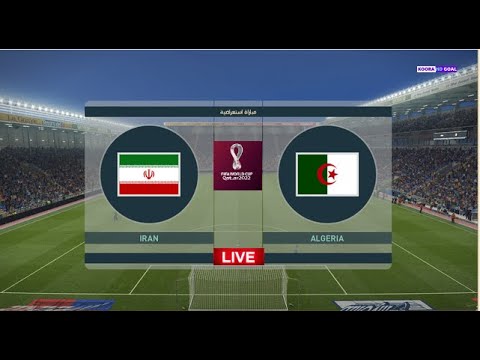 پخش زنده بازی ایران و الجزایر امروز بازی دوستانه بین المللی Football 2022