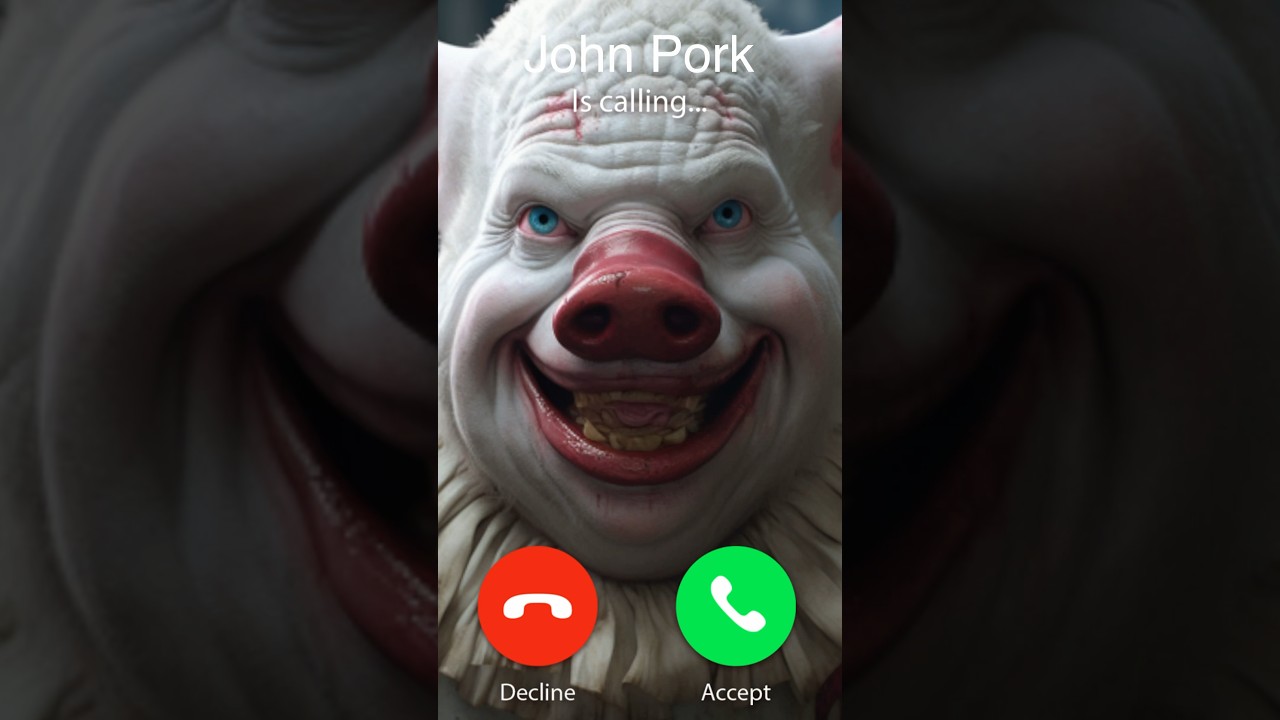 John Pork is Calling as Pennywise! 
