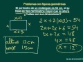 NSC Vivero: Ecuaciones. Problemas  con figuras geométricas