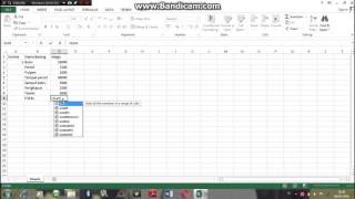 Tutorial "sum" di excel 2013 -