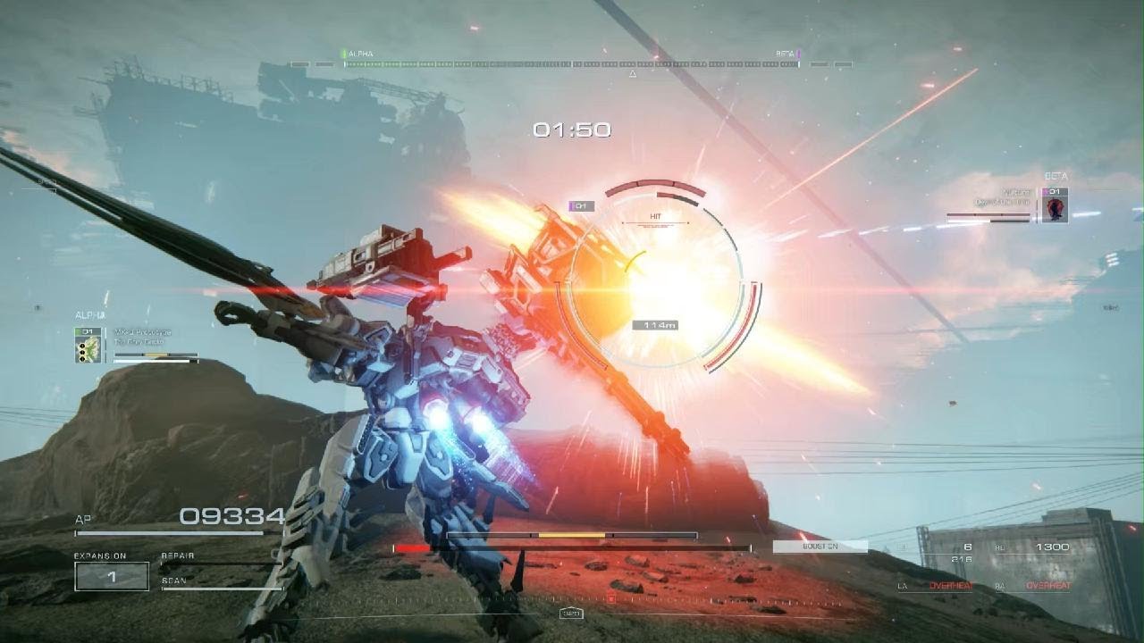 Armored Core 6 PvP - Prototype AC model 'Barrage' combat test - YouTube